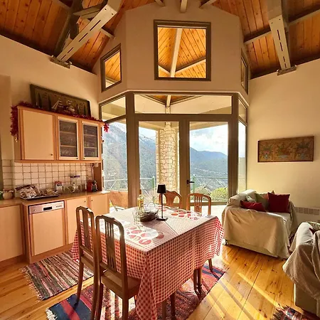 Villa Nano στο βουνό με τζάκι