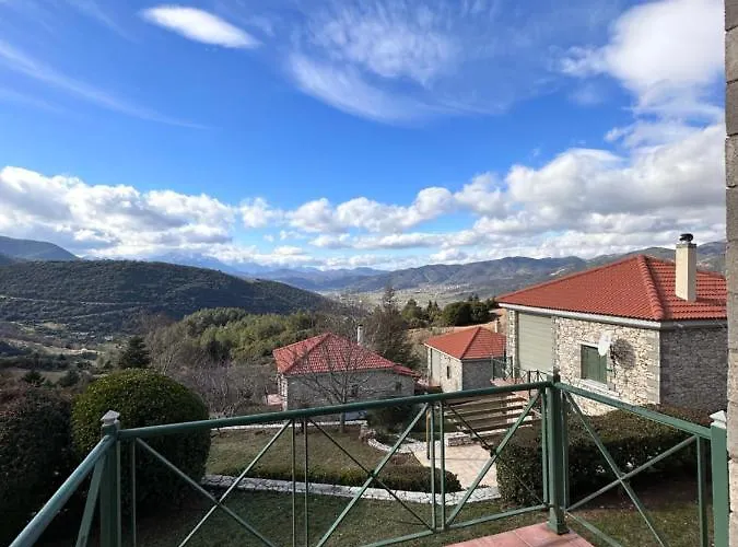 Nano With Fireplace And Next The Centre Villa Kalavryta