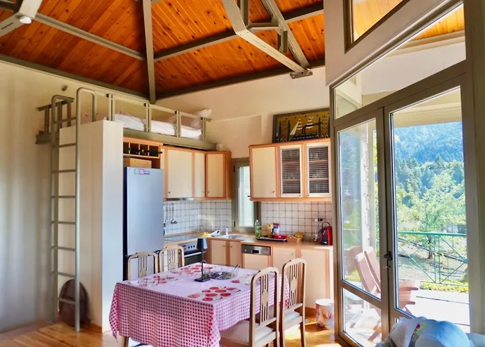 Nano With Fireplace And Next The Centre Калаврита