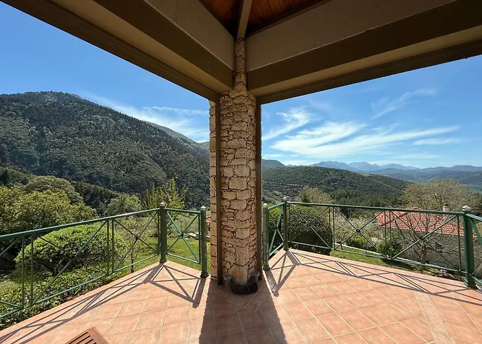 Nano With Fireplace And Next The Centre Villa Kalavryta