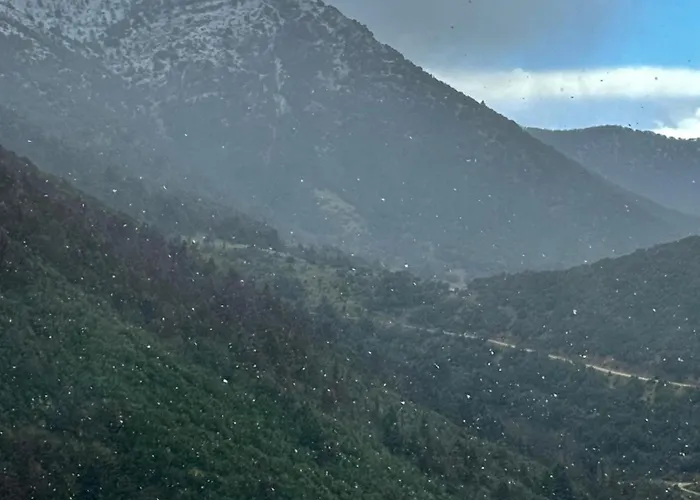 Nano With Fireplace And Next The Centre Kalavryta